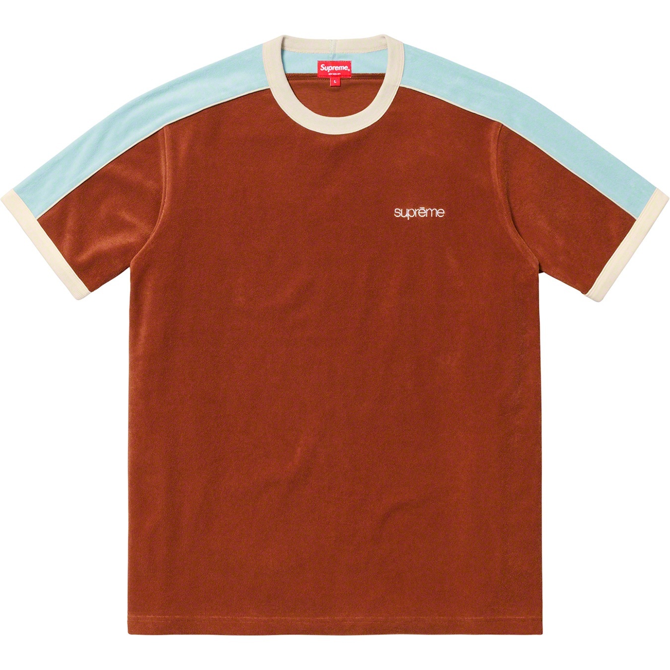 Shoulder Stripe Terry S/S Top view 4